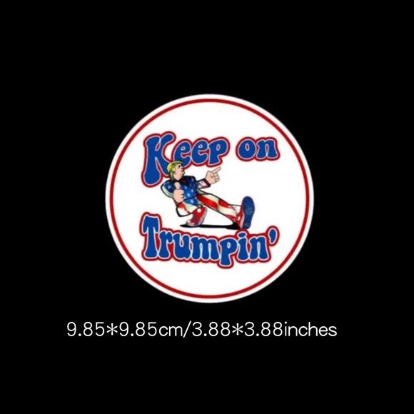 🇺🇸”Keep On Trumpin” Colorful Patriotic Graphic Sticker! - Picture 3 of 6